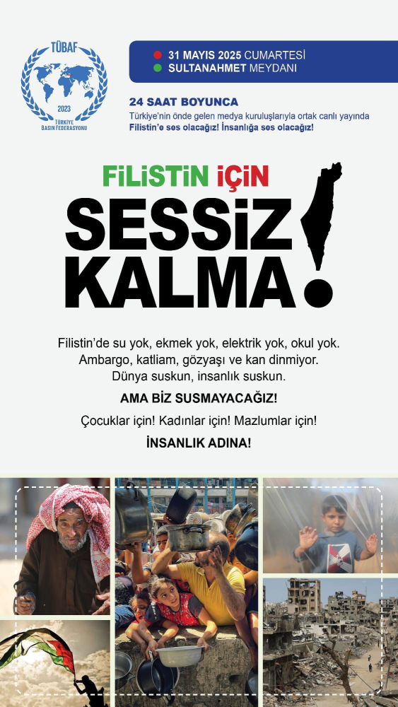 Gazeteciler Filistin'deki İsrail zulmünü protesto edecek